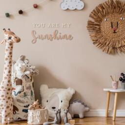 You Are My Sunshine Wooden Sign - For Nursery Wall Decor Art Baby Room - thumbnail 2