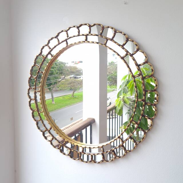 "Peruvian Mirrors ""New Gold 60cm " - image 1