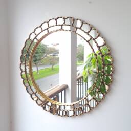 "Peruvian Mirrors ""New Gold 60cm " - thumbnail 1