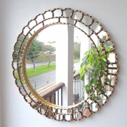"Peruvian Mirrors ""New Gold 60cm " - thumbnail 2