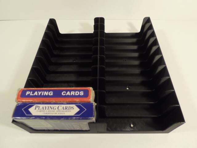 Playing/Poker Cards Tray - Holds 20 Or 10 Decks Storage/Holder/Stand/Rack/Box - image 1