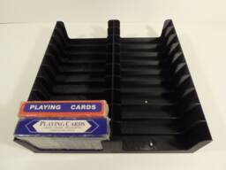 Playing/Poker Cards Tray - Holds 20 Or 10 Decks Storage/Holder/Stand/Rack/Box - thumbnail 1