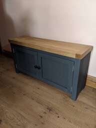 storage Bench With Doors - thumbnail 1