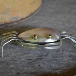 Spoon Crab Silverware Sculpture Vintage Silver Plated Metal Handmade - Victor Fritch - thumbnail 2