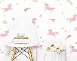 Unicorn Wall Decals - Nursery Decor, Kids Room Stickers, Art, Bedroom Decor - thumbnail 1