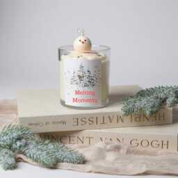 Melting Snowman Christmas Candle, Secret Santa Gift, Christmas Table Decor, Funny Xmas Candle Gift, Festive Candle Gift For Her, Winter - thumbnail 1