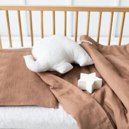 Baby & Toddler Linen Bedding. Duvet Cover in Many Sizes For Kids. Pillowcase Eco Friendly Kids Bedding - thumbnail 2