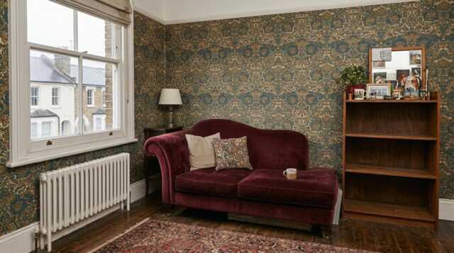 Burgundy Velvet Loveseat Vintage Style, English Cottage Sofa Rolled Arm, Handmade Traditional Living Room Furniture Custom - image 1