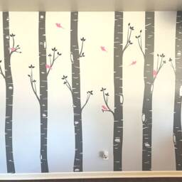 Large Birch Tree Wall Sticker Decals Living Room Vinyl - thumbnail 4