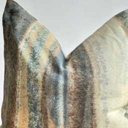 Brown Tribal Hemp Hand Woven Natural Dye Color Pillow Cover - thumbnail 2