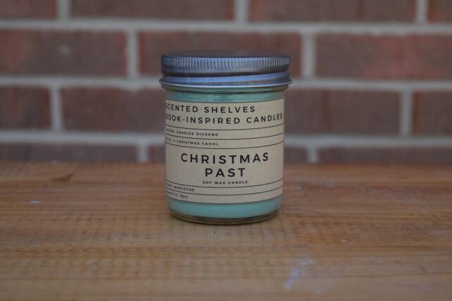 Christmas Past - A Carol Book Candle Scent Inspired Literary Gift For Reader Bookworm - image 1