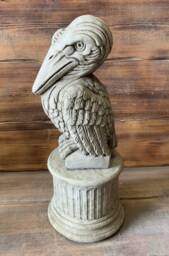 stone Garden Large Pelican Bird On Plinth Detailed Gift Ornament - thumbnail 1
