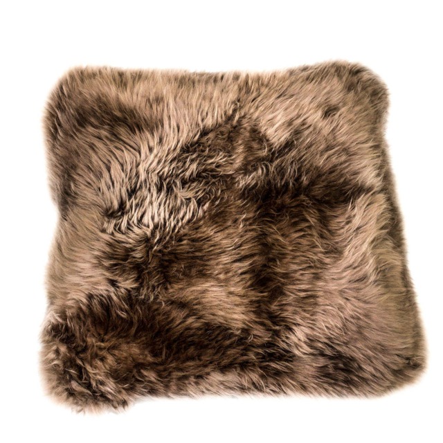 Sheep Skin Pillow Cover 15x15 In - image 1