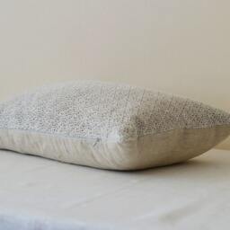 Natural Linen Knit Pillow Cover White Knitted Toss Cushion Case Accent Decorative Sofa Pillow Throw Present For New Home Boho - thumbnail 2