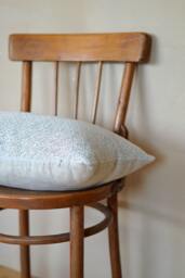 Natural Linen Knit Pillow Cover White Knitted Toss Cushion Case Accent Decorative Sofa Pillow Throw Present For New Home Boho - thumbnail 1