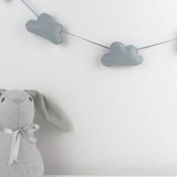 Cloud Garland - Playroom Decor Nordic Nursery Decoration Cloud Room - thumbnail 2