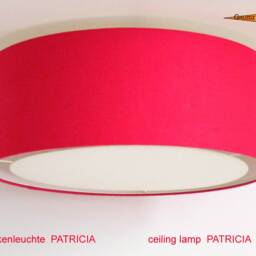 Red Ceiling Lamp Of Linene Patricia Light With Diffuser - thumbnail 2