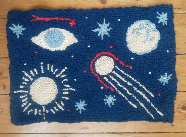 Meteor Rag Rug - image 1