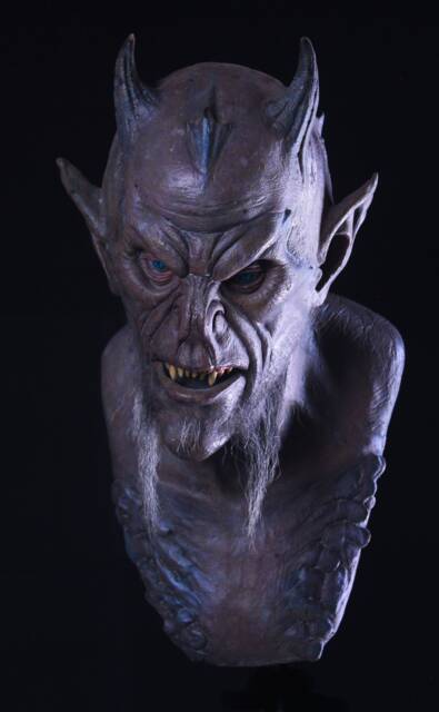 Latex Gargoyle Display Movie Quality Paint, Acrylic Eyes - image 1