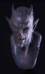 Latex Gargoyle Display Movie Quality Paint, Acrylic Eyes - thumbnail 1