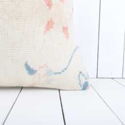 Vintage Turkish Kilim Pillow Cover Bohemian Accent Cushion - 16x16 - thumbnail 2
