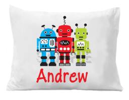 Robot Pillowcase Personalized Pillow Case - thumbnail 1