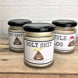 Rude Yule Log Candle - Novelty Scented Soy Wax - thumbnail 2