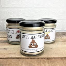 Rude Yule Log Candle - Novelty Scented Soy Wax - thumbnail 4