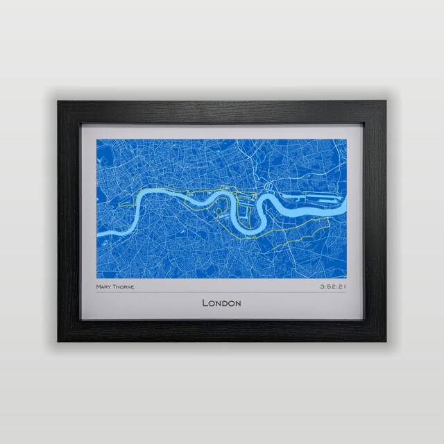 London Marathon Inc Virtual Finisher's Print Gifts For Runners - image 1