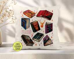 Throne Of Glass Series Cushion, Bookish Gifts, Reading Gift, Booknook Sarah J Maas Merchandise, Tog