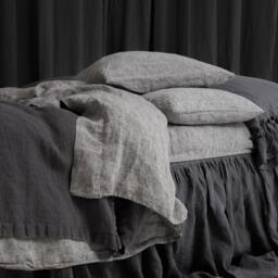 Linen Sheets Set Of 4 Pieces. French Linen Top & Fitted Sheet Two Pillowcases. Made By Mooshop.new45 - thumbnail 2