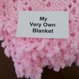 Blossom Pink Lace Hand Crocheted Baby Girl Blanket - thumbnail 2