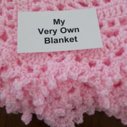 Blossom Pink Lace Hand Crocheted Baby Girl Blanket - thumbnail 3