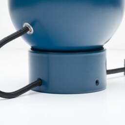Hanson Wall Sconce Navy Plug-In On/Off Switch Bedside Lamp - thumbnail 3