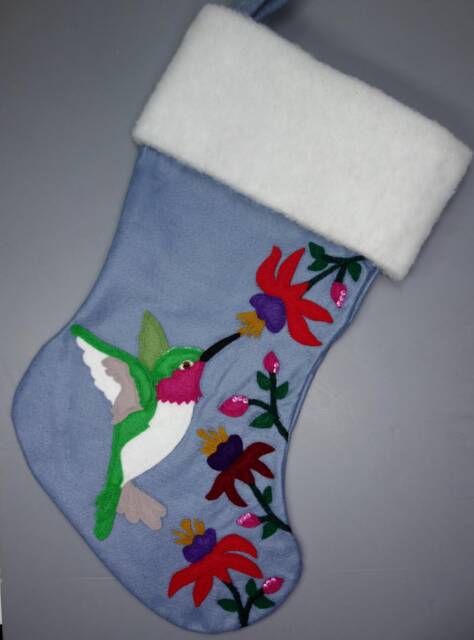 Hummingbird Christmas Stocking - image 1