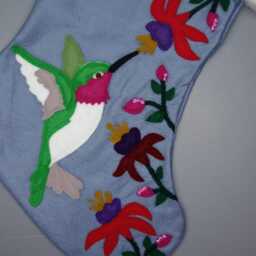 Hummingbird Christmas Stocking - thumbnail 2