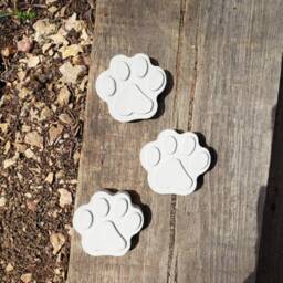 "Garden Critters, Paw Prints - Set Of 6, - 2""x2" - thumbnail 4