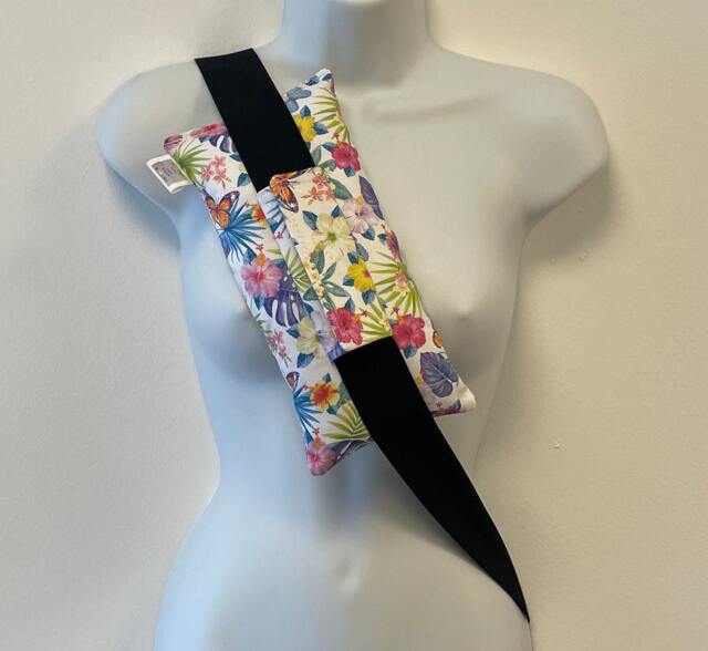 Butterfly Garden Large/Small Seatbelt Pillow Padded Medical Chemo Port Cushion Cancer Seat Belt Gift Travel - image 1