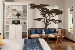 Realistic African Tree Wall Decal Headboard Home Decor Stick On Art By Decalisland - Decals For Walls Sd 002 - thumbnail 1