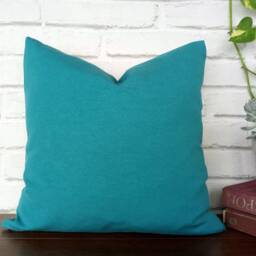 Fast Shipping/Turquoise Cotton Pillow Cover -3 Color Optional/Modern Scandinavian Home Decor/Pure Cotton Pillow Case/Housewarming Gift-1Pcs - thumbnail 2