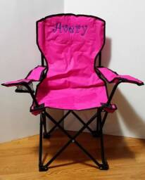 Personalized Camping Gift Toddler - Monogrammed Kids Folding Chair Children Sports Outdoor Birthday Present