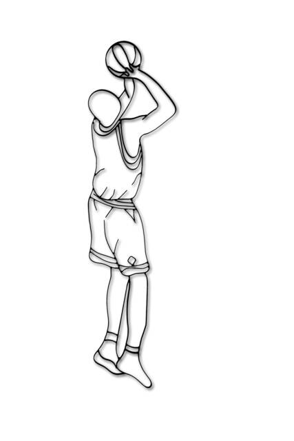 Metal Basketball Player Wall Decor & Sculpture - image 1