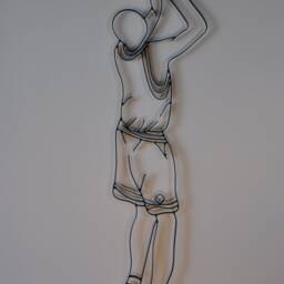 Metal Basketball Player Wall Decor & Sculpture - thumbnail 3