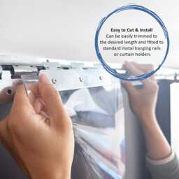 Made-To-Measure Clear PVC Door Curtains For Walk-In Fridges, Freezers, & Commercial Entrances - thumbnail 2