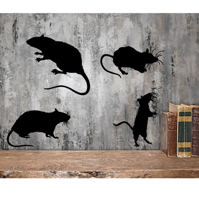 Halloween Rat Wall Art, Decals, Vinyl Wall Art, Decor, Stickers, Decals - image 1