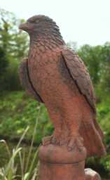 Hawk Bird Roof Finial 90 Degree Angled Ridge Tile