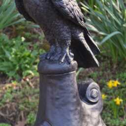 Hawk Bird Roof Finial 90 Degree Angled Ridge Tile - thumbnail 2