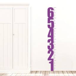 Kids Growth Chart Decal, Child Height Measurement, Children Vinyl Lettering, Room Decor, Baby Nursery Wall Sticker, Diy Wooden Ruler - thumbnail 3