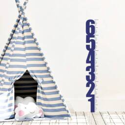 Kids Growth Chart Decal, Child Height Measurement, Children Vinyl Lettering, Room Decor, Baby Nursery Wall Sticker, Diy Wooden Ruler - thumbnail 2