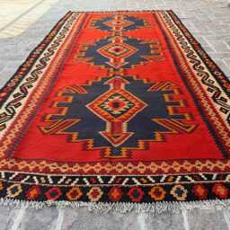 4x6 Handcrafted Afghan Wool Kilim - Vibrant Geometric Flatweave Rug Bohemian Tribal Style For Cozy Living Spaces Boho Gift - thumbnail 3